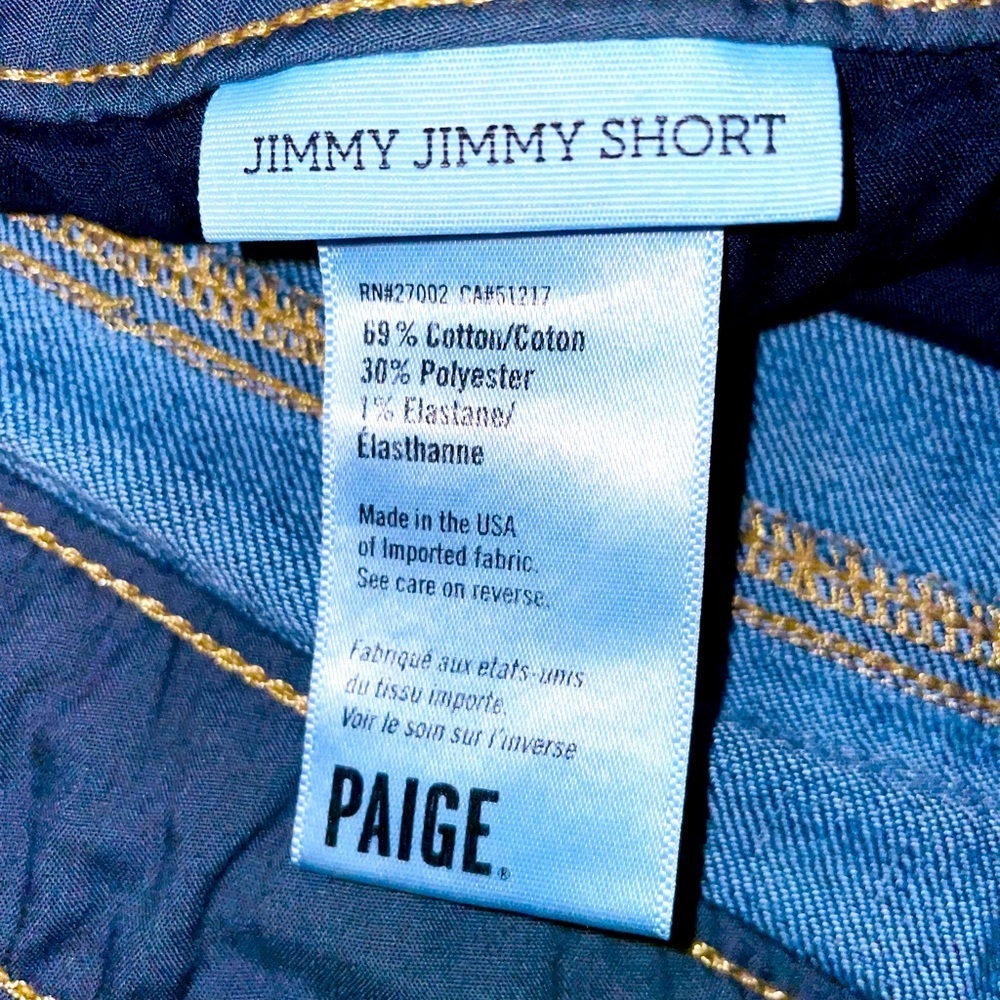 Womens Paige Jimmy Jimmy Jean Shorts Size 27 - Picture 4 of 5